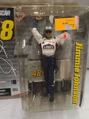 2005 Action McFarlane Jimmie Johnson #48 Lowe's Series 6 Action Figure NIB - Thumbnail 2