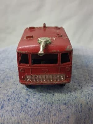 VINTAGE MATCHBOX LESNEY DIECAST 1964 Airport Foamite Crash Tender~No. 63 - Thumbnail 3