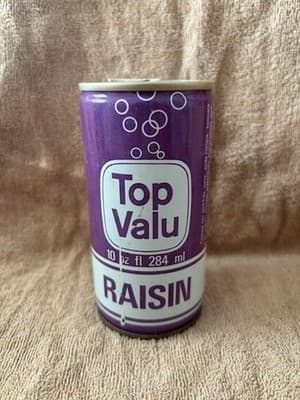 Top Valu Grape Raisin Soda 10 oz Can Top Value Foods Ottawa Canada S290 H/G - Thumbnail 3
