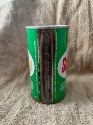 NEAR MINT 1970s era SUN-DROP Old Straight Sided Pull Tab Soda Pop 12 oz. Can - Thumbnail 4