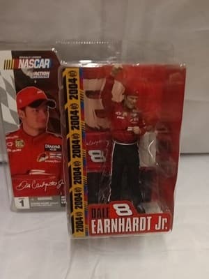Dale Earnhardt Jr. Nascar Action Figure by McFarlane Series 1 2004 FREE SHIPPING - Thumbnail 2