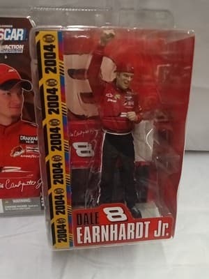 Dale Earnhardt Jr. Nascar Action Figure by McFarlane Series 1 2004 FREE SHIPPING - Thumbnail 3