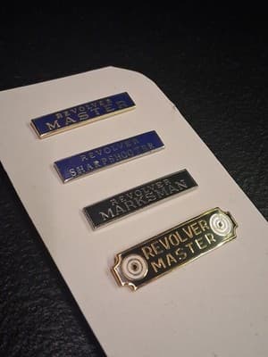Gun Pin Marksmanship Award ~ Enamel Pins Set Of 4 - Thumbnail 3