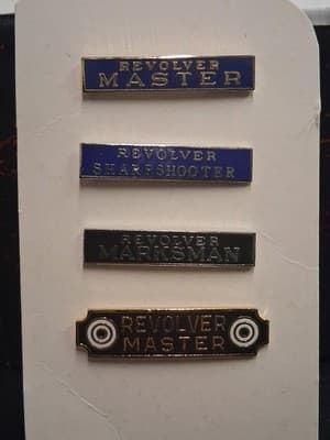 Gun Pin Marksmanship Award ~ Enamel Pins Set Of 4 - Thumbnail 4