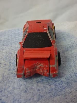 Vintage 1983 Hot Wheels Crack-Ups Red Cruiser Smash Car Mattel Inc. Hong Kong - Thumbnail 4