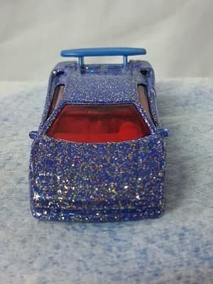 Vintage 1990 Hot Wheels Purple Glitter Lamborghini Diablo Ultra Hot Wheels 1:64 - Thumbnail 4