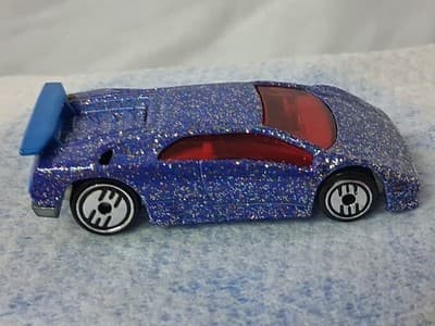 Vintage 1990 Hot Wheels Purple Glitter Lamborghini Diablo Ultra Hot Wheels 1:64 - Thumbnail 5