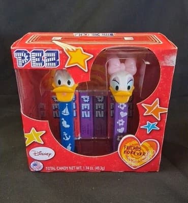 Disney Donald Duck and Daisy Duck Pez Dispenser Set New In Box