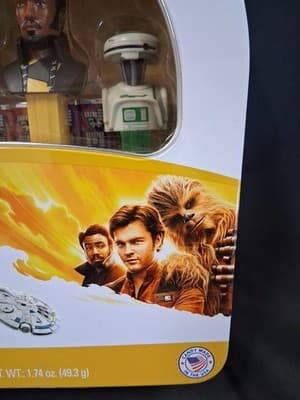 PEZ Disney Star Wars Han Solo Lando Gift Tin with 4 Candy Dispensers Collectable - Thumbnail 4