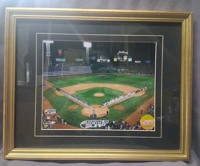 MLB 2004 World Series Fenway Park Boston Red Sox Framed Photo Picture