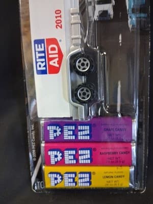 PEZ Rite Aid 2010 Limited Edition Semi Truck RETIRED New On Card - Thumbnail 3