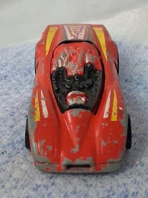 Vintage Hot Wheels 1984 Crack Ups Red ZZ-8 Hong Kong Base - Thumbnail 2