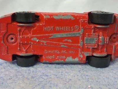 Vintage Hot Wheels 1984 Crack Ups Red ZZ-8 Hong Kong Base - Thumbnail 6
