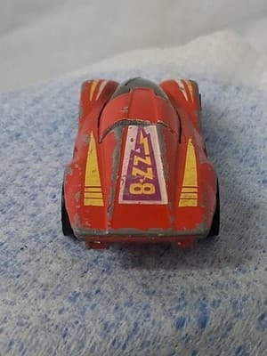 Vintage Hot Wheels 1984 Crack Ups Red ZZ-8 Hong Kong Base - Thumbnail 5