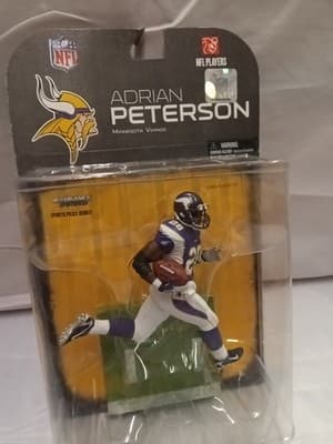 McFarlane Toys SportsPicks Debut NFL Minnesota Vikings ADRIAN PETERSON Figure - Thumbnail 2