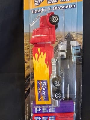 PEZ Hollywood Video Retired Advertising Truck Hauler Dispenser - Sealed - Thumbnail 2