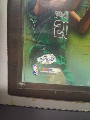 2008 NBA Champions Boston Celtic Framed Plaque With NBA Card Fan Portrait Nice! - Thumbnail 10