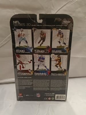 McFarlane Toys 2009 NFL Series 20 Arizona Cardinals Larry Fitzgerald Figure - Thumbnail 4
