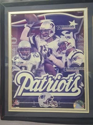2003 New England Patriots NFL Photo Plaque- Tom Brady, Big 3, Custom Portrait!!! - Thumbnail 9