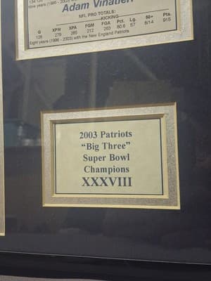 2003 New England Patriots NFL Photo Plaque- Tom Brady, Big 3, Custom Portrait!!! - Thumbnail 6