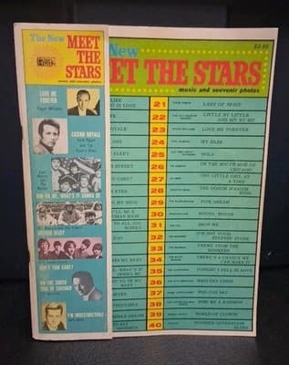 Meet The Stars Music & Souvenir Photos Music Matters 6 Sheet Music Songbook 136a