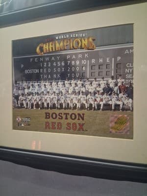 2004 CHAMPIONS WORLD SERIES BOSTON RED SOX FRAMED 8 X 10 PHOTO PLAQUE-MAN CAVE - Thumbnail 3
