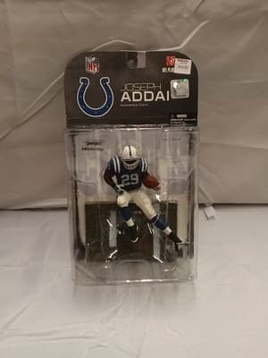 MCFARLANES NFL ACTION FIGURE JOSEPH ADDAI #29 INDIANAPOLIS COLTS 2008 L227