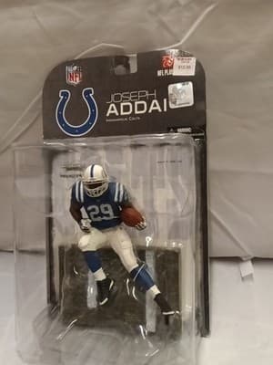 MCFARLANES NFL ACTION FIGURE JOSEPH ADDAI #29 INDIANAPOLIS COLTS 2008 L227 - Thumbnail 3
