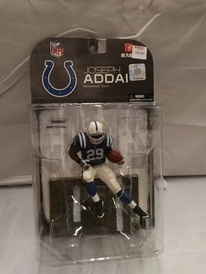 MCFARLANES NFL ACTION FIGURE JOSEPH ADDAI #29 INDIANAPOLIS COLTS 2008 L227 - Thumbnail 2