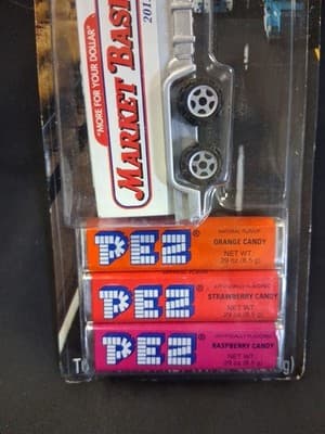 Market Basket Pez Truck Hauler Mint on Card Collector's Item Limited Edition - Thumbnail 3