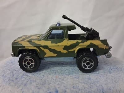 RARE Majorette Special Forces #291 Depanneuse #228 Chevy Blazer 4x 4 Camo EUC