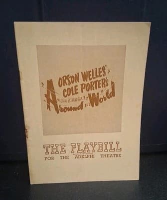 July 1st 1946 - Adelphi Theatre Playbill - Around The World - Julie Warren