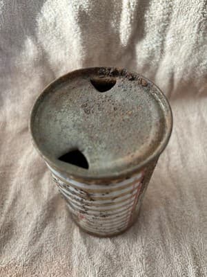 VTG Rare Cott Quality Sparkling Cola Soda Punch Top Tin Can Manchester NH USA - Thumbnail 4