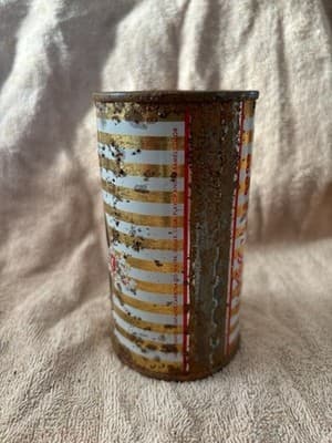VTG Rare Cott Quality Sparkling Cola Soda Punch Top Tin Can Manchester NH USA - Thumbnail 2