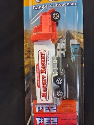 Market Basket Pez Truck Hauler Mint on Card Collector's Item Limited Edition - Thumbnail 2