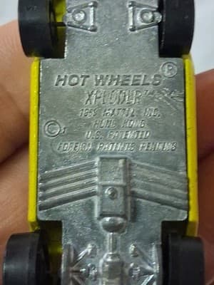 1969 Mattel Hot Wheels Redline XPLODER Yellow AMX2 Enamel Possible Repaint As Is - Thumbnail 10