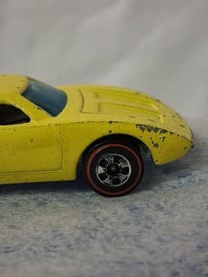 1969 Mattel Hot Wheels Redline XPLODER Yellow AMX2 Enamel Possible Repaint As Is - Thumbnail 6