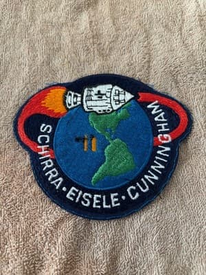 Schirra Riddle Cunningham Space Embroidered Patch