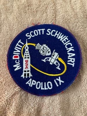 Apollo IX McDivitt Scott Schweickart Souvenir Patch NASA Lunar Module Mission