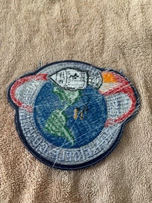Schirra Riddle Cunningham Space Embroidered Patch - Thumbnail 2
