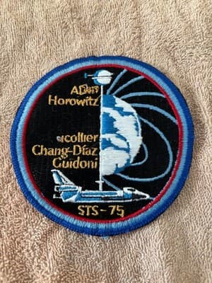 NASA Space Shuttle Columbia STS-75 Mission Patch USMP-3 TSS-1R