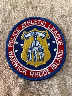 Police Athletic League (Warwick, Rhode Island) Shoulder Patch from the 1970's