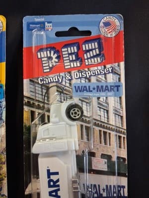 2 WAL-MART TRACTOR TRAILER Pez Dispenser * New On Original Card * Logo 1992-2007 - Thumbnail 4
