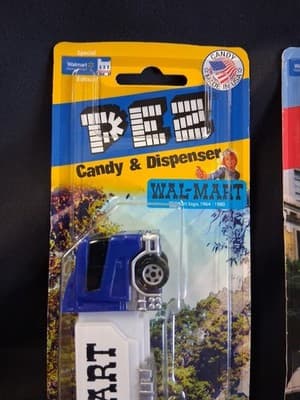 2 WAL-MART TRACTOR TRAILER Pez Dispenser * New On Original Card * Logo 1992-2007 - Thumbnail 2