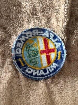 Alfa Romeo Milano Patch Logo Sports Car Racecar Manufacturer Automobile Badge - Thumbnail 2