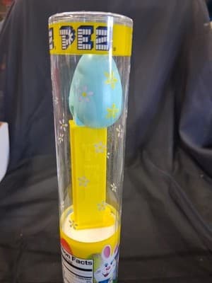 PEZ Tube Easter Egg Blue Yellow Adorable Pez Dispenser New In Box 2012 - Thumbnail 5