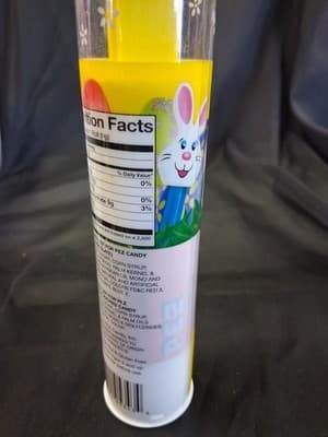 PEZ Tube Easter Egg Blue Yellow Adorable Pez Dispenser New In Box 2012 - Thumbnail 4