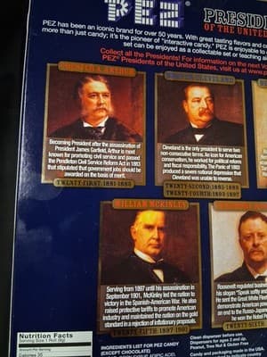 PEZ Presidents of the United States Volume 5 (V) 1881-1909 New in Sealed Box - Thumbnail 4