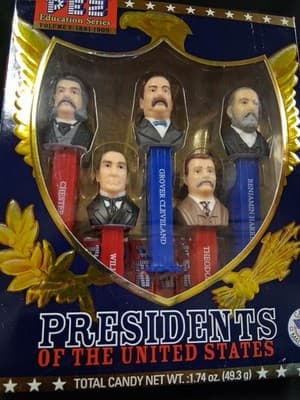 PEZ Presidents of the United States Volume 5 (V) 1881-1909 New in Sealed Box - Thumbnail 2