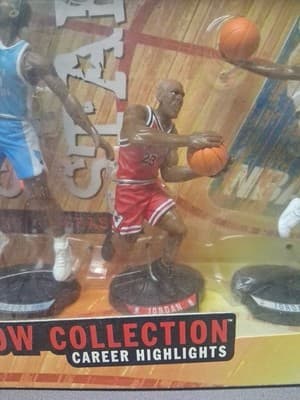 Mattel Michael Jordan Then and Now Collection 1999 NBA Chicago Bulls Figures NIB - Thumbnail 4